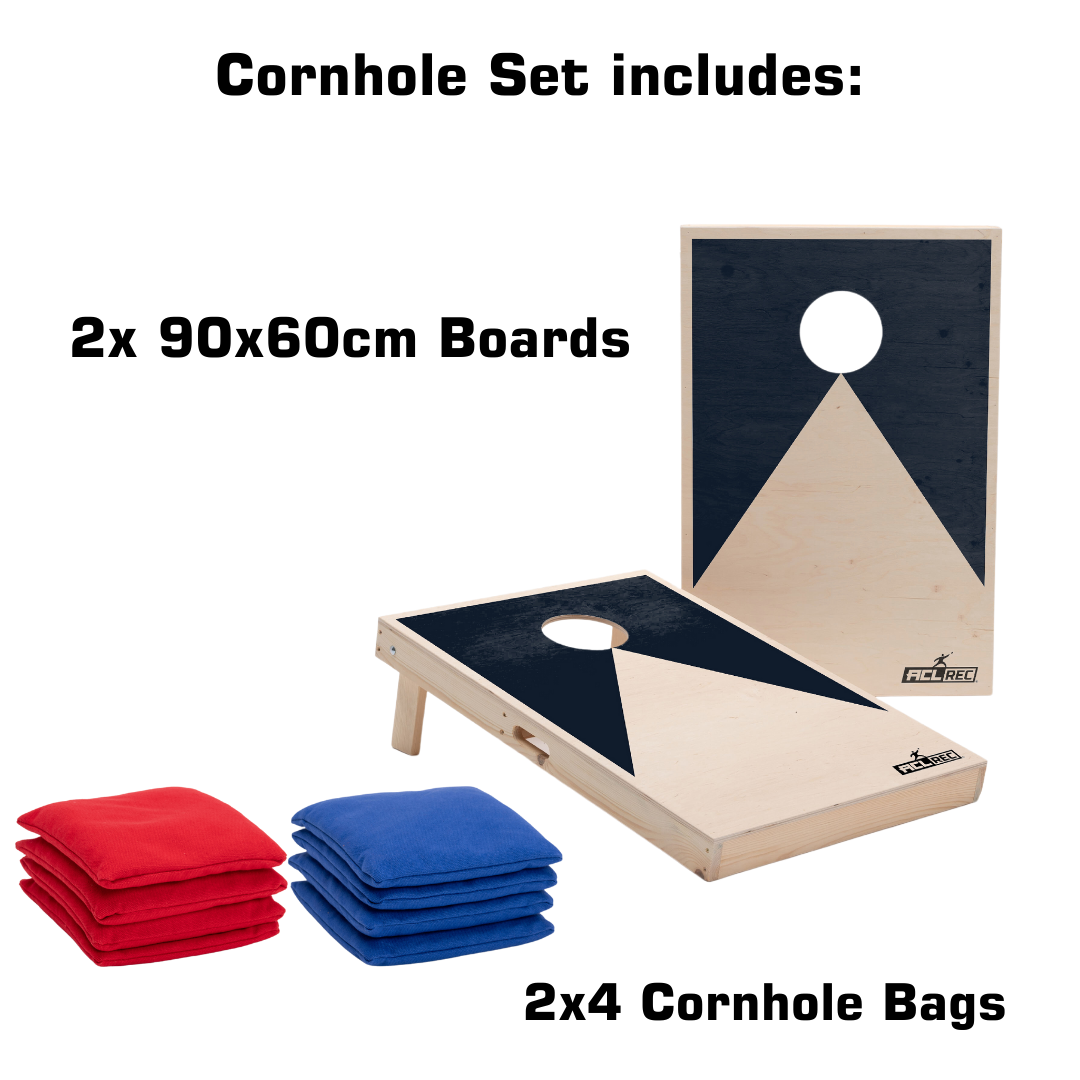 Cornhole Set - 90x60 - Black Cornhole sets Wicked Wood Games