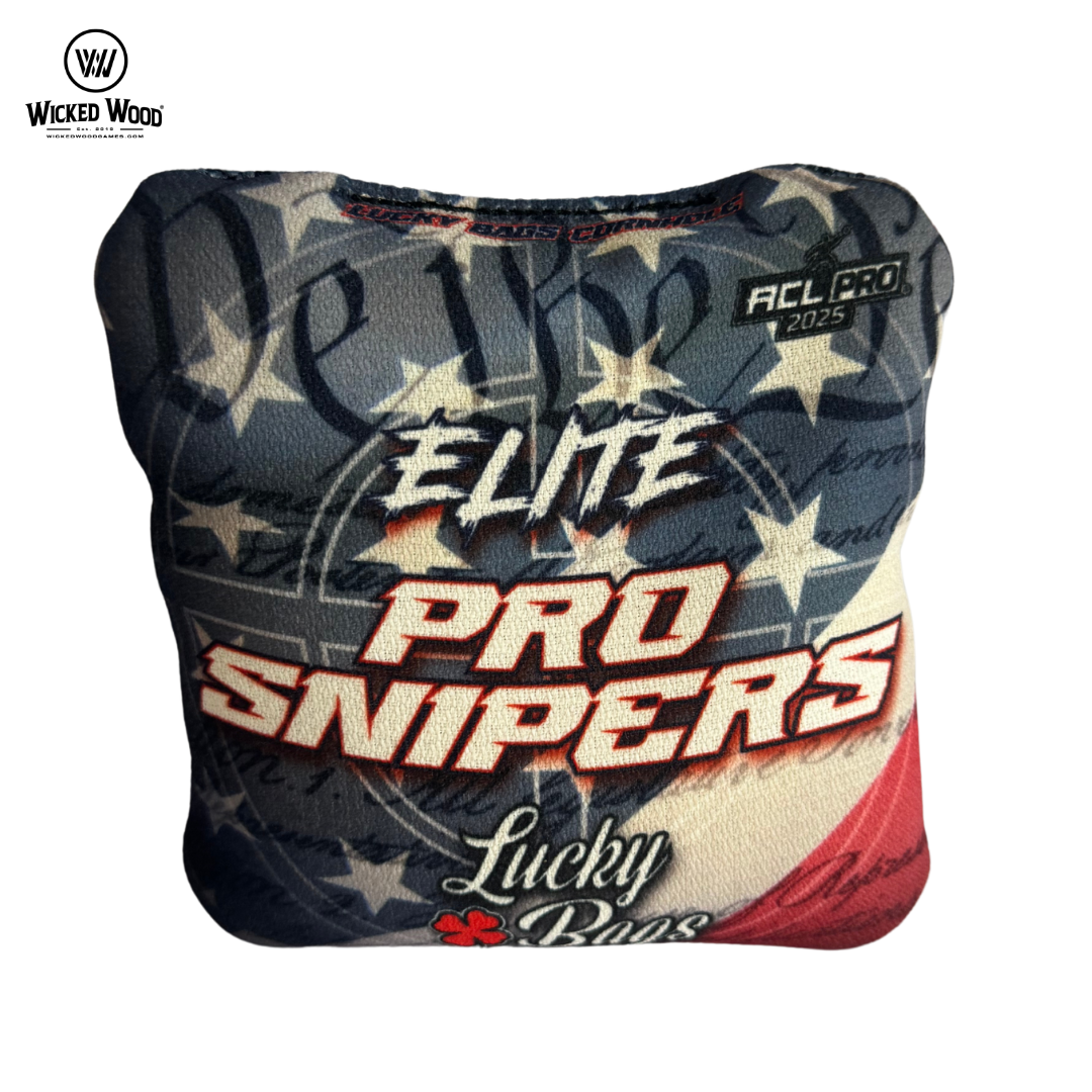 Lucky Bags Pro Sniper Elite 2025 - ACL Pro - 1x4 Cornhole Bags Cornhole Bags Lucky Bags We The People