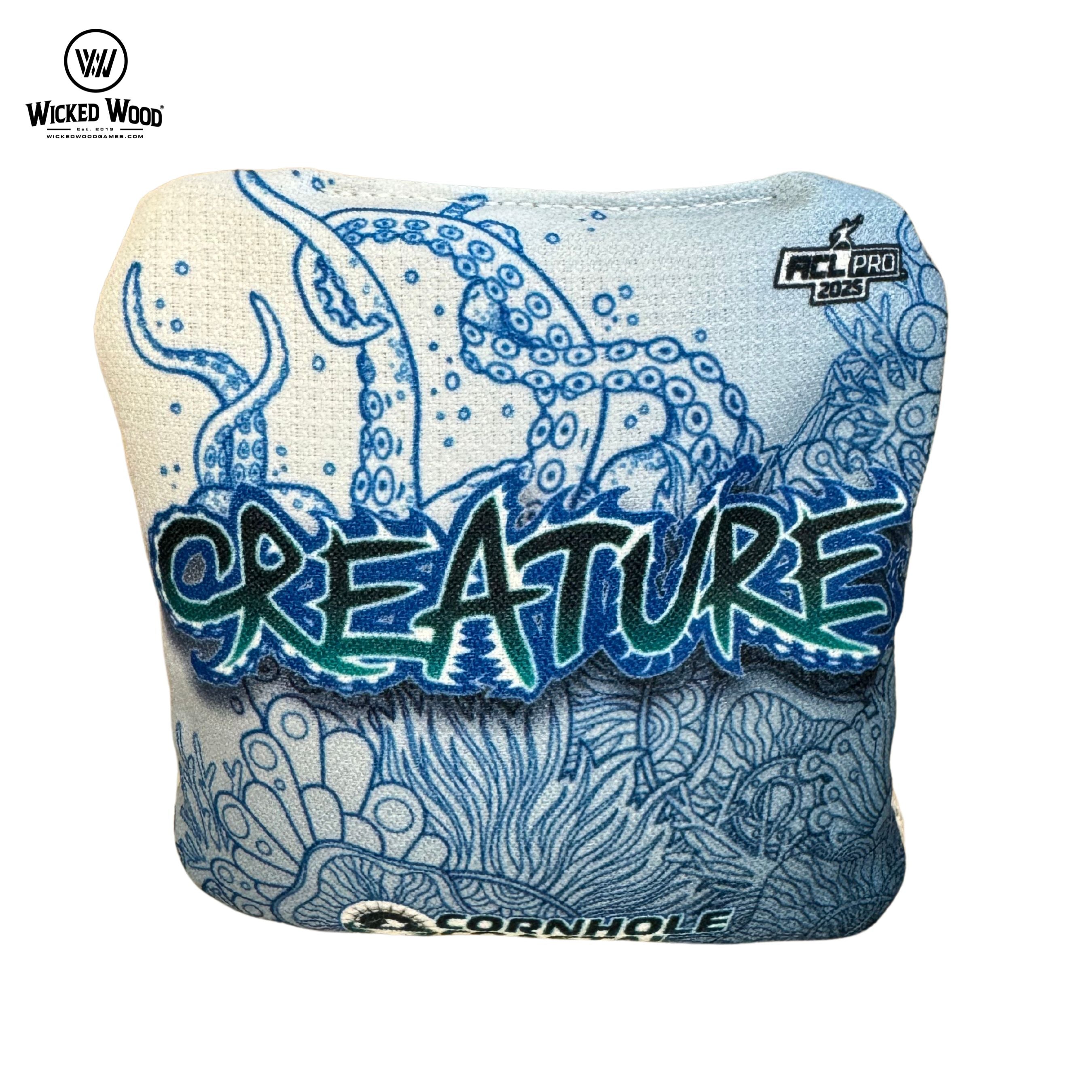 Cornhole Coastal - Creatures 2025 - 1x4 Cornhole Bags Cornhole Bags Coastal Blauw