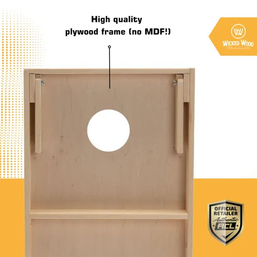 BATTLE ZONE - Cornhole Set - 2 board / 2x4 zakjes Cornhole sets Wicked Wood Games