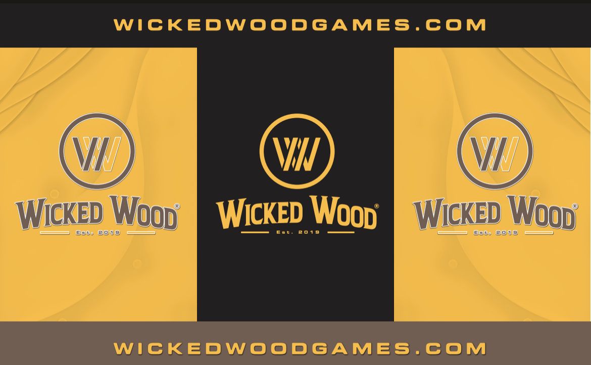 Professionele Cornhole Set van Twee Matten Accessoires Wicked Wood Games