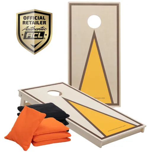 TRIANGLE - Cornhole Set - 2 board / 2x4 zakjes Cornhole sets Wicked Wood Games