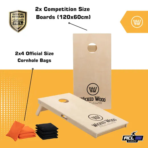 Wicked Wood Games Boards - REC Premium 15mm - 120x60 - Wicked Wood Logo ACL