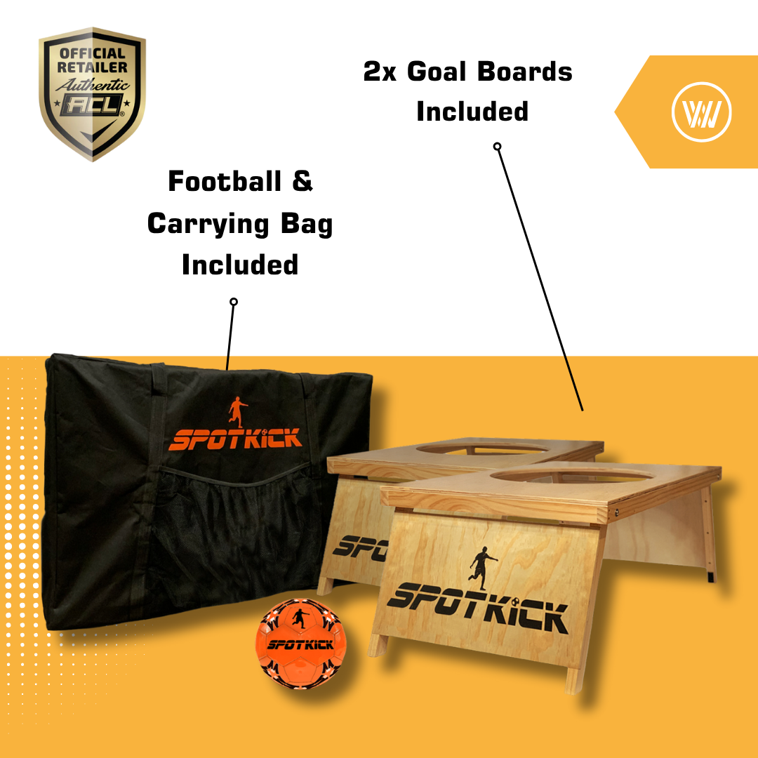 Custom Spotkick - Complete Set Eigen Design - Inclusief 2x boards / Voetbal / Draagtas Cornhole sets Spotkick