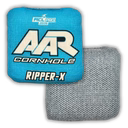 AAR Ripper X 2026 - 1x4 Cornhole Bags - ACL Pro Cornhole Bags AAR Light Blue/White