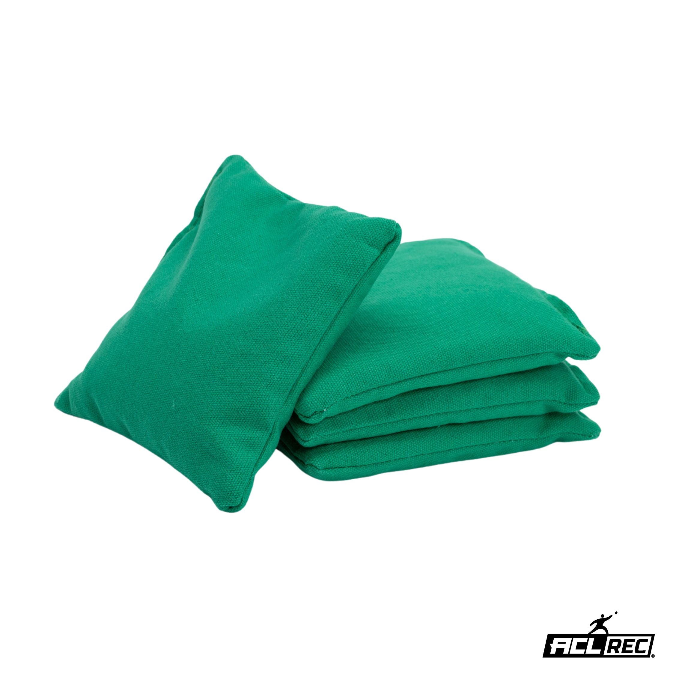 1x4 Cornhole Bags - ACL REC - Granulaat vulling Cornhole Bags Wicked Wood Games Groen