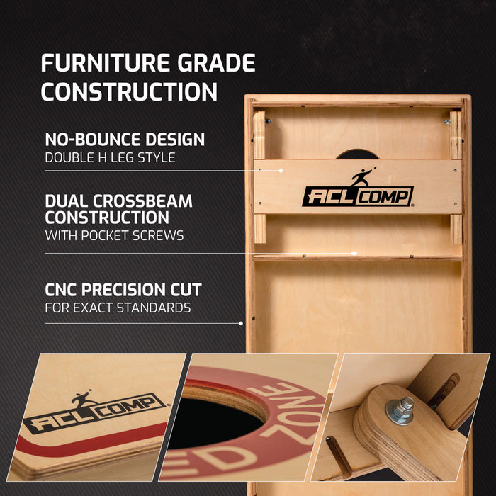 Official American Cornhole League (ACL) Comp Cornhole Set Cornhole sets Wicked Wood Games
